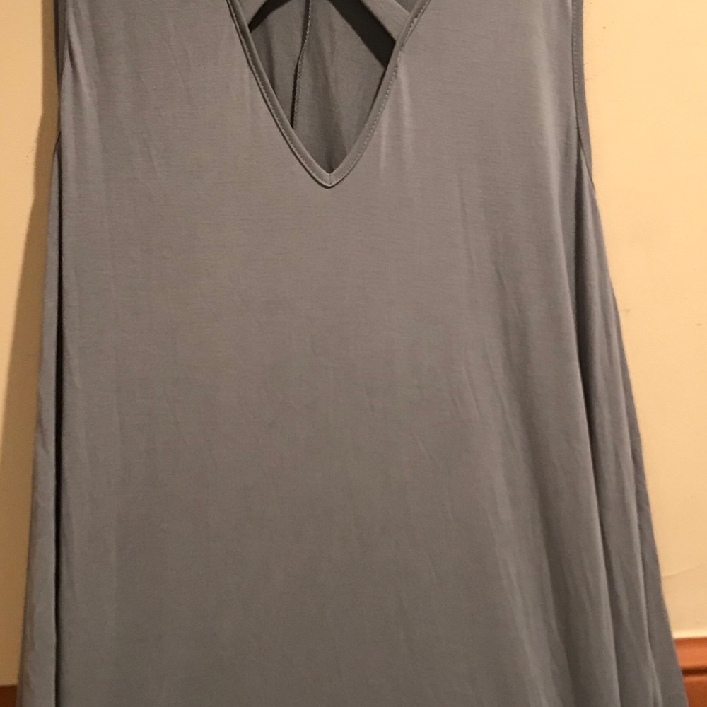 Auditions dress with Crisscross design sleeveless